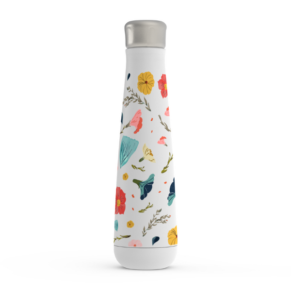 Flax Floral Water Bottle